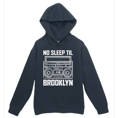 Cool Retro No Sleep Til Brooklyn Old School Portable Stereo Urban Pullover Hoodie