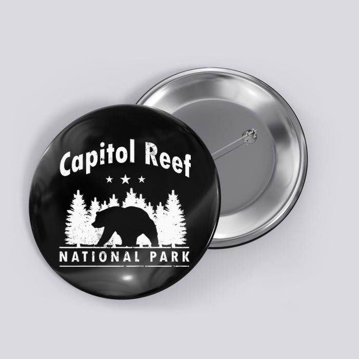 Capitol Reef National Park Bear Souvenir Us Park Button