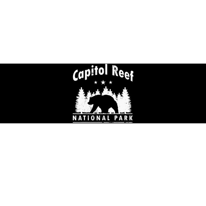 Capitol Reef National Park Bear Souvenir Us Park Bumper Sticker