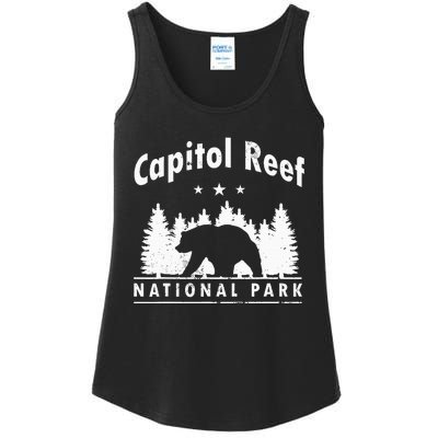 Capitol Reef National Park Bear Souvenir Us Park Ladies Essential Tank