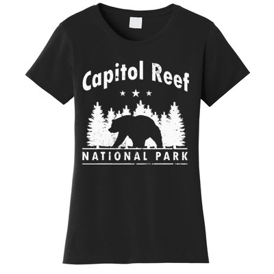 Capitol Reef National Park Bear Souvenir Us Park Women's T-Shirt