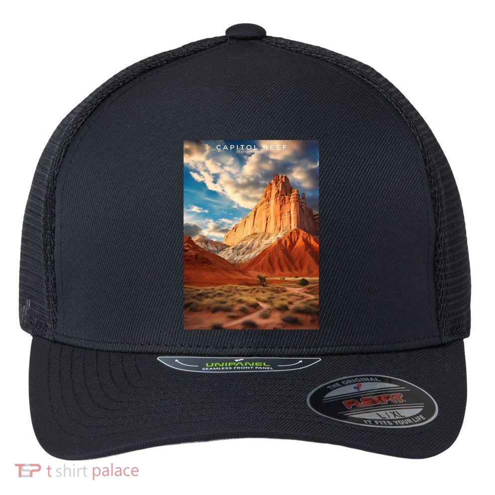Capitol Reef National Park Flexfit Unipanel Trucker Cap