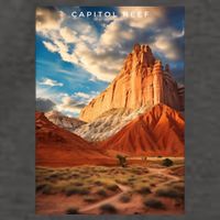 Capitol Reef National Park Vector Backpack