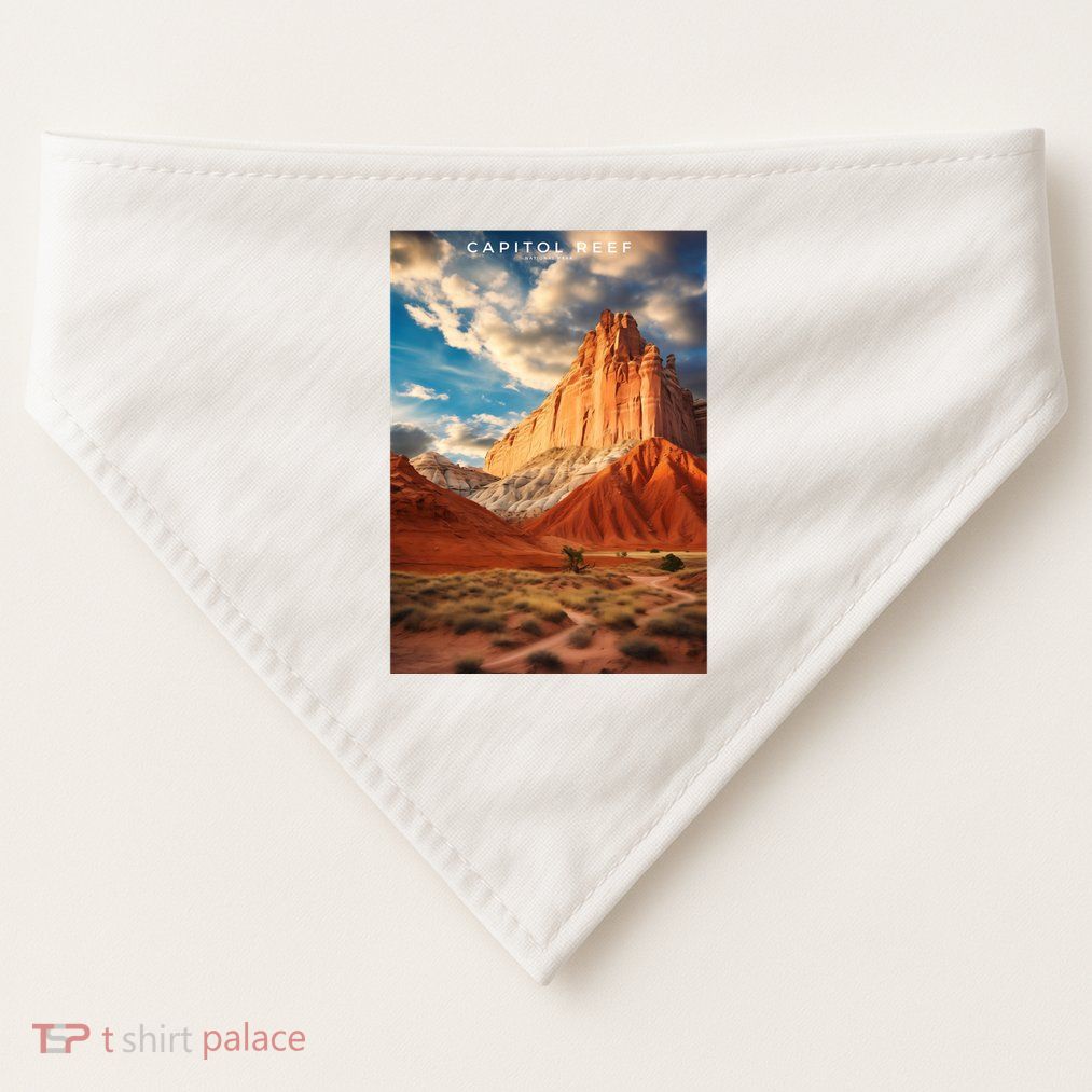 Capitol Reef National Park USA-Made Doggie Bandana