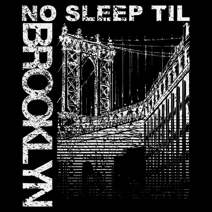 Cool Retro No Sleep Til Brooklyn Old School Portable Stereo Cooling Performance Crew T-Shirt