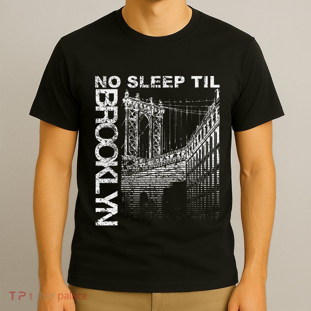 Cool Retro No Sleep Til Brooklyn Old School Portable Stereo T-Shirt