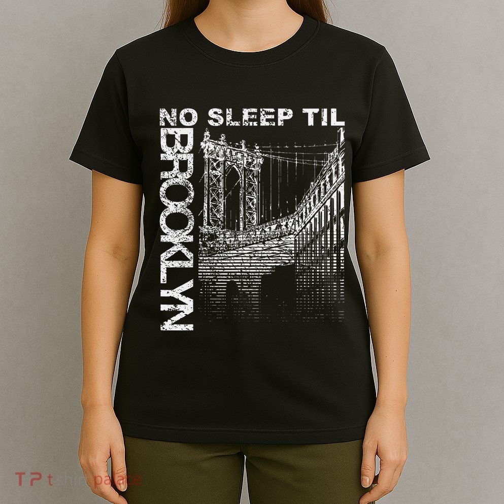 Cool Retro No Sleep Til Brooklyn Old School Portable Stereo T-Shirt