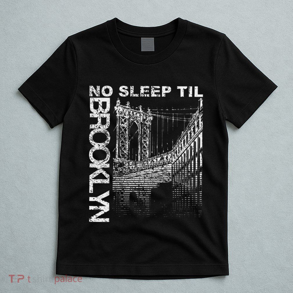 Cool Retro No Sleep Til Brooklyn Old School Portable Stereo T-Shirt