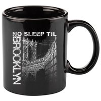Cool Retro No Sleep Til Brooklyn Old School Portable Stereo 11oz C Handle Ceramic Mug