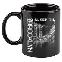 Cool Retro No Sleep Til Brooklyn Old School Portable Stereo 11oz C Handle Ceramic Mug