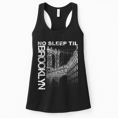 Cool Retro No Sleep Til Brooklyn Old School Portable Stereo Womens Tank Top