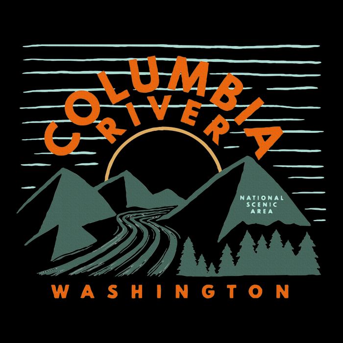 Columbia River National Scenic Area Washington Columbia Performance Shirt