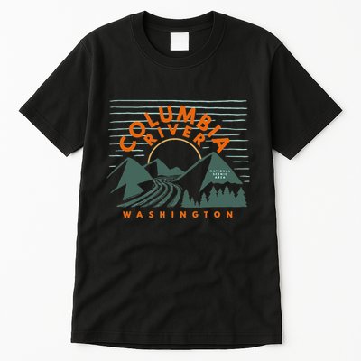 Columbia River National Scenic Area Washington Columbia Tall T-Shirt