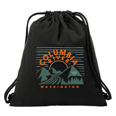 Columbia River National Scenic Area Washington Columbia Drawstring Bag