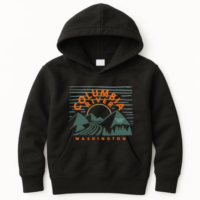Columbia River National Scenic Area Washington Columbia Kids Hoodie