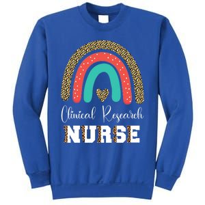 Clinical Research Nurse Leopard Nursing Graduation Gift Sweatshirt