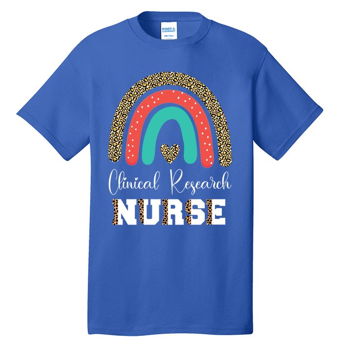 Clinical Research Nurse Leopard Nursing Graduation Gift Tall T-Shirt