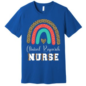 Clinical Research Nurse Leopard Nursing Graduation Gift Premium T-Shirt