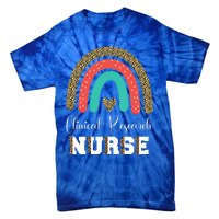 Clinical Research Nurse Leopard Nursing Graduation Gift Tie-Dye T-Shirt