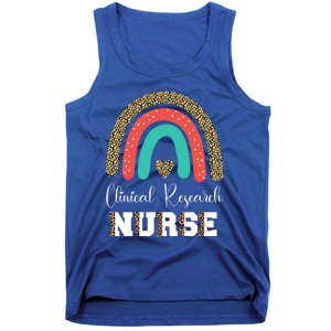 Clinical Research Nurse Leopard Nursing Graduation Gift Tank Top