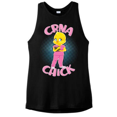 CRNA Chick Ladies PosiCharge Tri-Blend Wicking Tank