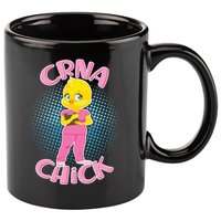 CRNA Chick 11oz C Handle Ceramic Mug