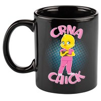 CRNA Chick 11oz C Handle Ceramic Mug