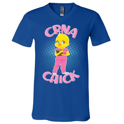 CRNA Chick V-Neck T-Shirt