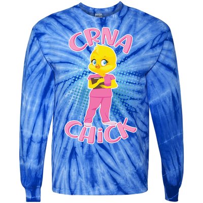 CRNA Chick Tie-Dye Long Sleeve Shirt