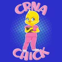 CRNA Chick Womens T-Shirt