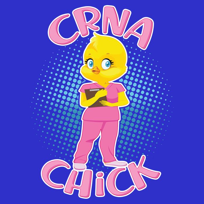 CRNA Chick Womens T-Shirt
