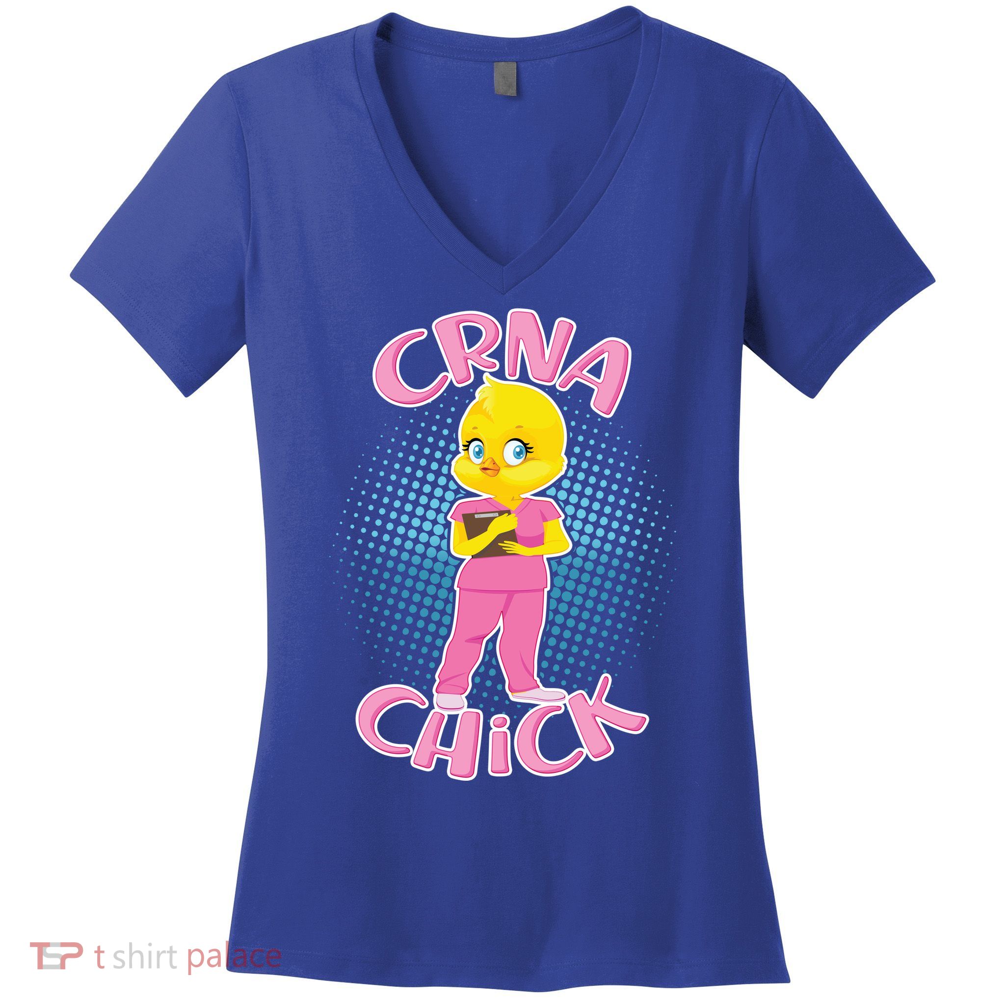 CRNA Chick Women's V-Neck T-Shirt