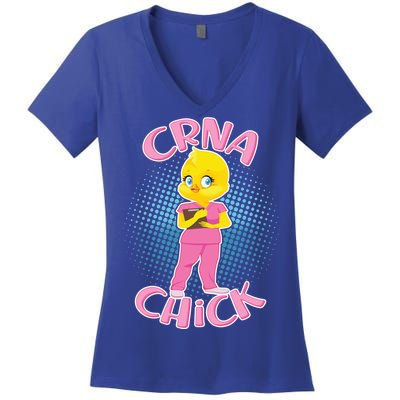 CRNA Chick Women's V-Neck T-Shirt