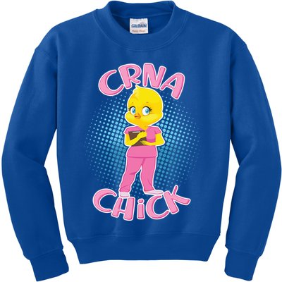 CRNA Chick Kids Sweatshirt