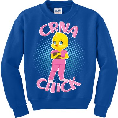 CRNA Chick Kids Sweatshirt