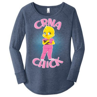 CRNA Chick Women's Perfect Tri Tunic Long Sleeve Shirt