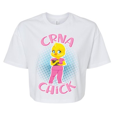 CRNA Chick Bella+Canvas Jersey Crop Tee