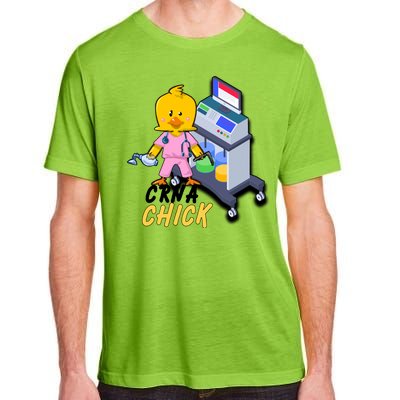 CRNA Chick Nurse Anesthetist Adult ChromaSoft Performance T-Shirt