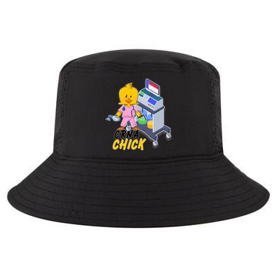 CRNA Chick Nurse Anesthetist Cool Comfort Performance Bucket Hat