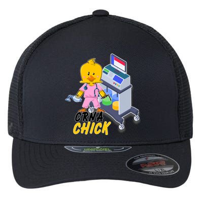 CRNA Chick Nurse Anesthetist Flexfit Unipanel Trucker Cap