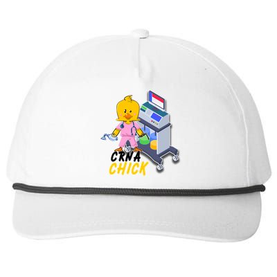 CRNA Chick Nurse Anesthetist Snapback Five-Panel Rope Hat