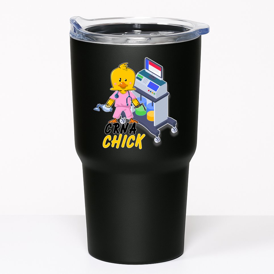 CRNA Chick Nurse Anesthetist Tumbler