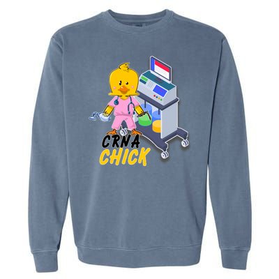 CRNA Chick Nurse Anesthetist Garment-Dyed Sweatshirt