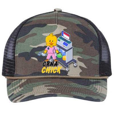 CRNA Chick Nurse Anesthetist Retro Rope Trucker Hat Cap