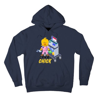 CRNA Chick Nurse Anesthetist Hoodie