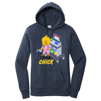 CRNA Chick Nurse Anesthetist Women's Pullover Hoodie