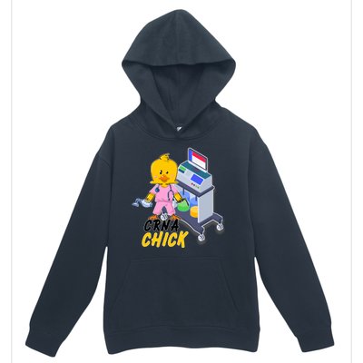 CRNA Chick Nurse Anesthetist Urban Pullover Hoodie