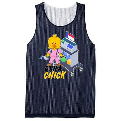 CRNA Chick Nurse Anesthetist Mesh Reversible Basketball Jersey Tank