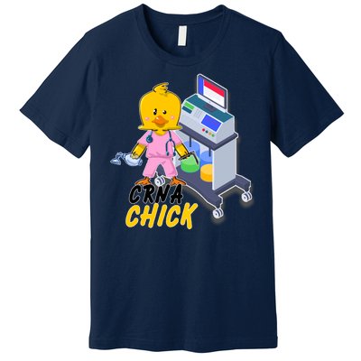 CRNA Chick Nurse Anesthetist Premium T-Shirt