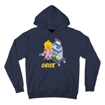 CRNA Chick Nurse Anesthetist Tall Hoodie